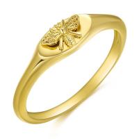 Ring Finger mosiądz, Powlekane, biżuteria moda & dla kobiety, złoty, 20mm, sprzedane przez PC