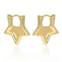 Brass Huggie Hoop Earring, plated, fashion jewelry, more colors for choice, 21x21mm, Sold By Pair