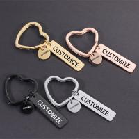 Stainless Steel Key Clasp, plated, fashion jewelry, more colors for choice, 10x40mm, Sold By PC