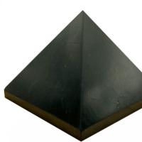 Shungite Pyramid Decoration, different size for choice, black, Sold By PC