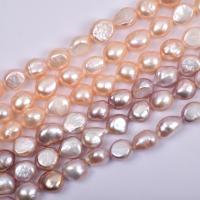 Perle perline Keishi coltivate d'acqua dolce, perla d'acquadolce coltivata naturalmente, DIY, nessuno, 11-12mm, Venduto per Appross. 14.1 pollice filo