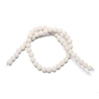 Natürliche Lava Perlen, DIY, keine, 6-10mm, verkauft per 14.96 ZollInch Strang