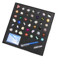 Полудрагоценный камень Минералы Specimen, полированный, разноцветный, 260x270mm, продается PC