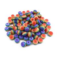 Resin Jewelry Beads DIY mixed colors 8mm Sold By Bag