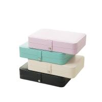Storage Box, PU Leather, Square, more colors for choice, 210x145x45mm, Sold By PC