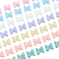 Perles acrylique de couleur unie, Noeud papillon, DIY, couleurs mélangées, 13.50x15.50mm, Trou:Environ 4mm, 200PC/sac, Vendu par sac