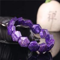 Charoïte bracelet, unisexe & normes différentes pour le choix & styles différents pour le choix, violet, Vendu par 18 cm brin