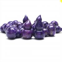 Charoit Anhänger, Kalebasse, poliert, violett, 30x14x8mm, verkauft von PC