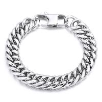 Stainless Steel Chain Necklace, different size for choice & for man, original color, Sold By PC