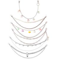 Tibetan Style Waist Chain, with Acrylic, platinum color plated, Double Layer & Unisex & different styles for choice, more colors for choice, nickel, lead & cadmium free, Sold By PC