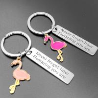 Stainless Steel Key Clasp, plated, Unisex, more colors for choice, 12x50mm, Sold By PC