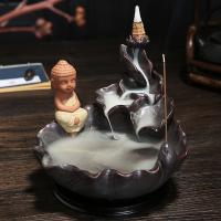 Backflow Incense Burner, Porcelain, handmade, for home and office & durable & multifunctional & different styles for choice, 190x170x150mm, Sold By PC