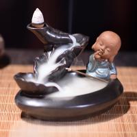 Backflow Incense Burner, Porcelain, handmade, for home and office & durable & multifunctional & different styles for choice, Sold By PC