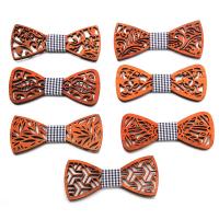 Bow Tie, Padauk, Bowknot, different styles for choice & for man, 50x12x5mm, Sold By PC
