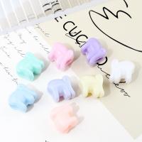 Acrylic Jewelry Beads, Elephant, DIY, mixed colors, 9.50x10mm, 200PCs/Bag, Sold By Bag
