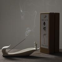 Porcelain Incense Seat, handmade, for home and office & durable & different styles for choice, 250x60x85mm, Sold By PC