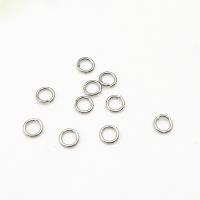 316L rozsdamentes acél Nyitott Jumpring, ezüst, 1000PC-k/Bag, Által értékesített Bag