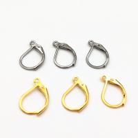 Rustfrit stål Håndtag Back Earring Component, Stainless Steel, for kvinde, flere farver til valg, 11x16mm, 100pc'er/Bag, Solgt af Bag