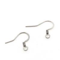 Stainless Steel Hook Earwire, 316L Stainless Steel, silver color, 100PCs/Bag, Sold By Bag