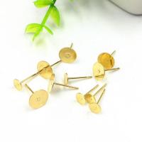 Stainless Steel Earring Stud Component plated Sold By Bag