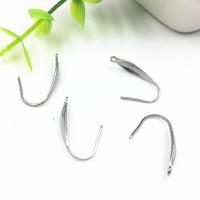 Stainless Steel Hook Earwire, polished, more colors for choice, 20x13mm, 200PCs/Bag, Sold By Bag