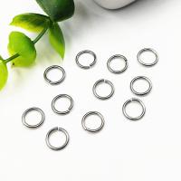 Edelstahl offene Ringe, Silberfarbe, 500PCs/Tasche, verkauft von Tasche