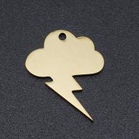 Titanium Steel Pendants Cloud plated fashion jewelry Sold By Bag
