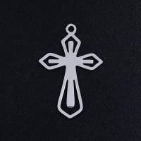 Titanium Steel Pendants, Cross, plated, fashion jewelry & different styles for choice, more colors for choice, 21.5x16mm,24.5x16mm, 10PCs/Bag, Sold By Bag