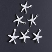 Titanium Steel Pendants, Starfish, plated, fashion jewelry, more colors for choice, 18x15mm, 10PCs/Bag, Sold By Bag