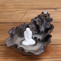 Backflow Incense Burner, Porcelain, handmade, for home and office & durable & multifunctional & different styles for choice, 160x120mm, Sold By PC