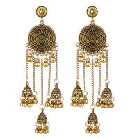 Fashion Fringe Earrings Zinc Alloy plated folk style & for woman nickel lead & cadmium free Sold By Pair