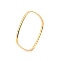 Stainless Steel Bangle 18K gold plated for woman 2.10mm Inner Approx 58mm Sold By PC