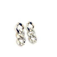 925 Sterling Silver Drop &  Dangle Earrings plated for woman 2-5cm Sold By Pair