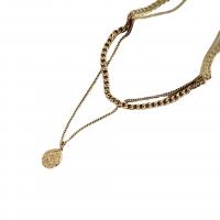 Titanstahl Halskette, poliert, für Frau, keine, Länge 48 cm, verkauft von PC