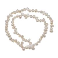 Keshi Cultured Freshwater Pearl Beads, irregular, different size for choice & top drilled, white, Sold Per Approx 14.57 Inch Strand