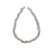 Keshi Cultured Freshwater Pearl Beads, irregular, Chips & DIY, white, 7-9mm, Sold Per Approx 14.57 Inch Strand
