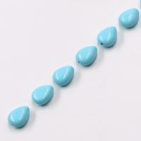 Turquoise Beads, Teardrop, DIY & different size for choice, blue, Sold Per Approx 15 Inch Strand