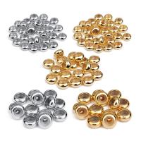 Brass Positioning Bead, with Silicone, plated, different size for choice, more colors for choice, Approx 100PCs/Bag, Sold By Bag