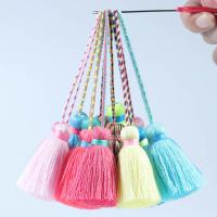 Decorative Tassel, Cotton Thread, more colors for choice, Length:Approx 10.63 Inch, Sold By PC