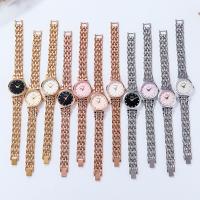 Women Wrist Watch Zinc Alloy with Glass Japanese Movement watch movement nickel lead & cadmium free for woman & waterproof & with rhinestone plated Round Sold By PC