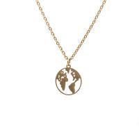 Stainless Steel Jewelry Necklace with 1.97 extender chain plated fashion jewelry Length 17.72 Inch Sold By PC