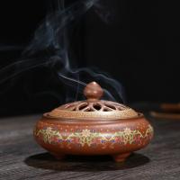 Porcelain Incense Burner, handmade, for home and office & durable, more colors for choice, 120x75mm, Sold By PC