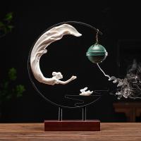 Porcelain Hanging Incense Burner, handmade, for home and office & durable, 290x82x390mm, Sold By PC