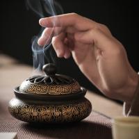 Porcelain Incense Burner, handmade, for home and office & durable & different styles for choice, more colors for choice, Sold By PC