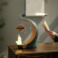 Porcelana Quemador de incienso colgante, hecho a mano, para el hogar y la oficina & Sostenible, 220x100x310mm, Vendido por UD