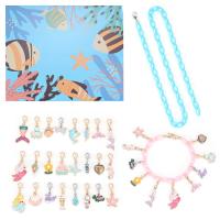 Children DIY String Beads Set Zinc Alloy plated ocean design & for children nickel lead & cadmium free Sold By Set