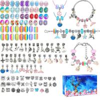 Children DIY String Beads Set, Tibetan Style, plated, for children, more colors for choice, nickel, lead & cadmium free, 148x84x50mm, Sold By Set