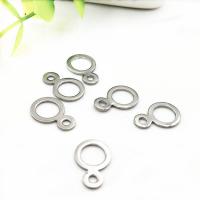 Stainless Steel Chain Tab silver color Sold By Bag
