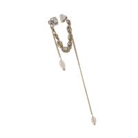 Moda orecchini bracciale, ottone, with Magnete & perla d'acquadolce coltivata naturalmente, placcato, per la donna, colori misti, 170mm, Venduto da PC