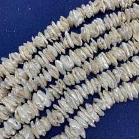 Koraliki Keishi z hodowlanych pereł słodkowodnych, Perła naturalna słodkowodna, Nieregularne, DIY, biały, 12-14mm, sprzedawane na około 15.75 cal Strand